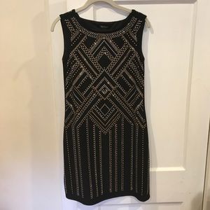 White House Black Market embellished dress Sz XS